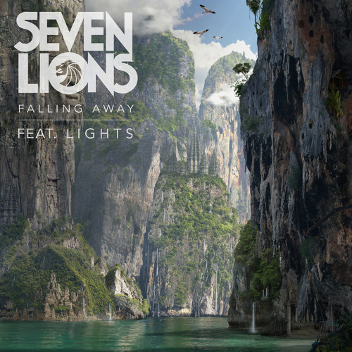 Seven Lions featuring Lights — Falling Away cover artwork