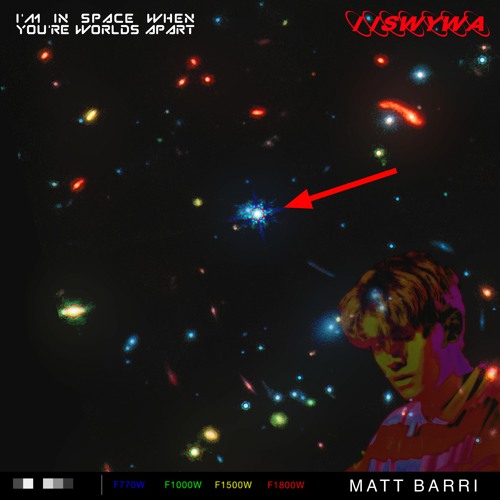 MATT BARRI — I'm In Space When You're Worlds Apart cover artwork