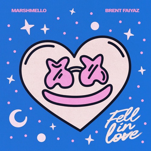Marshmello ft. featuring Brent Faiyaz Fell In Love cover artwork