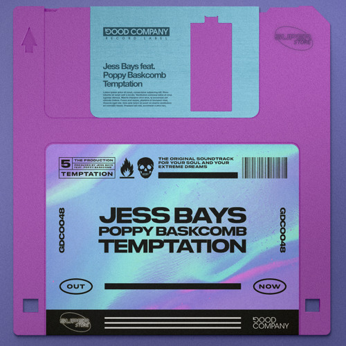 Jess Bays featuring Poppy Baskcomb — Temptation cover artwork