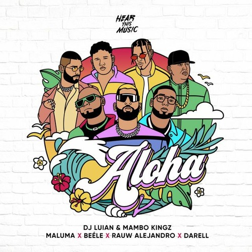 Maluma, Rauw Alejandro, DJ Luain, Beéle, & Mambo Kingz Aloha cover artwork