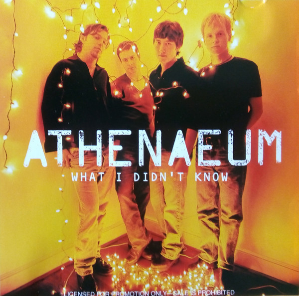 Athenaeum — What I Didn&#039;t Know cover artwork