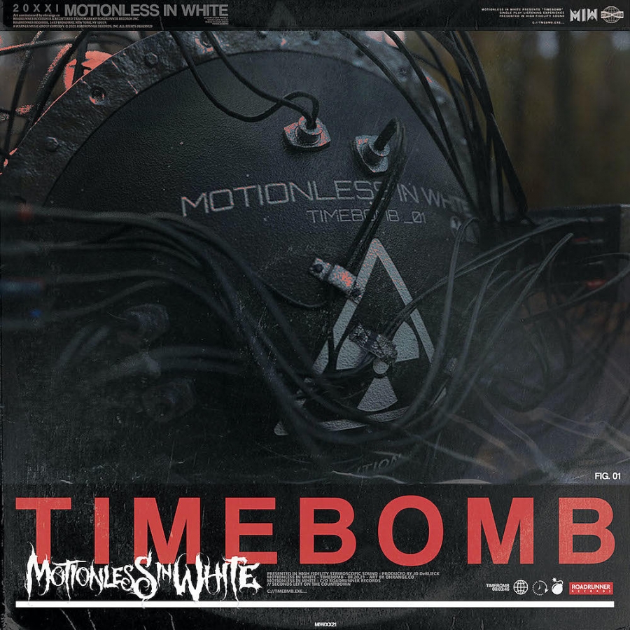 Motionless In White — Timebomb cover artwork