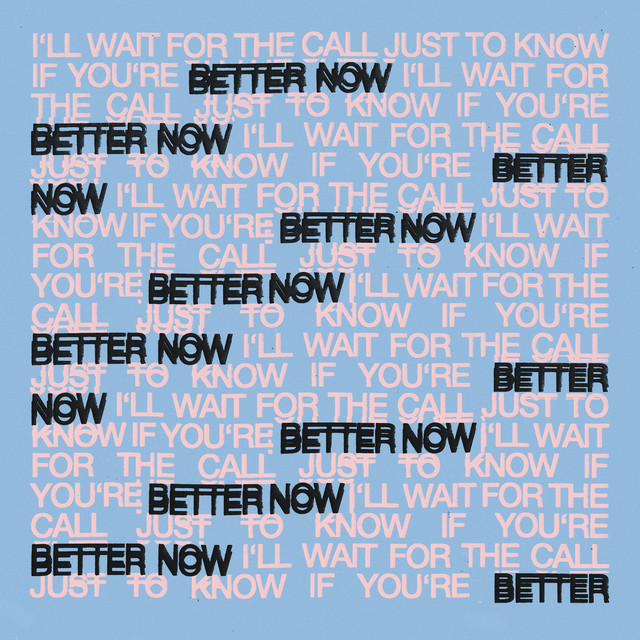 Oh Wonder — Better Now cover artwork