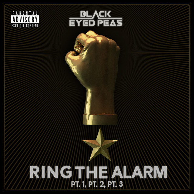 Black Eyed Peas RING THE ALARM pt.1, pt.2, pt.3 cover artwork