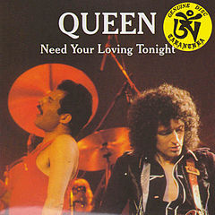 Queen — Need Your Loving Tonight cover artwork