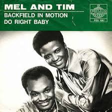 Mel and Tim — Backfield in Motion cover artwork