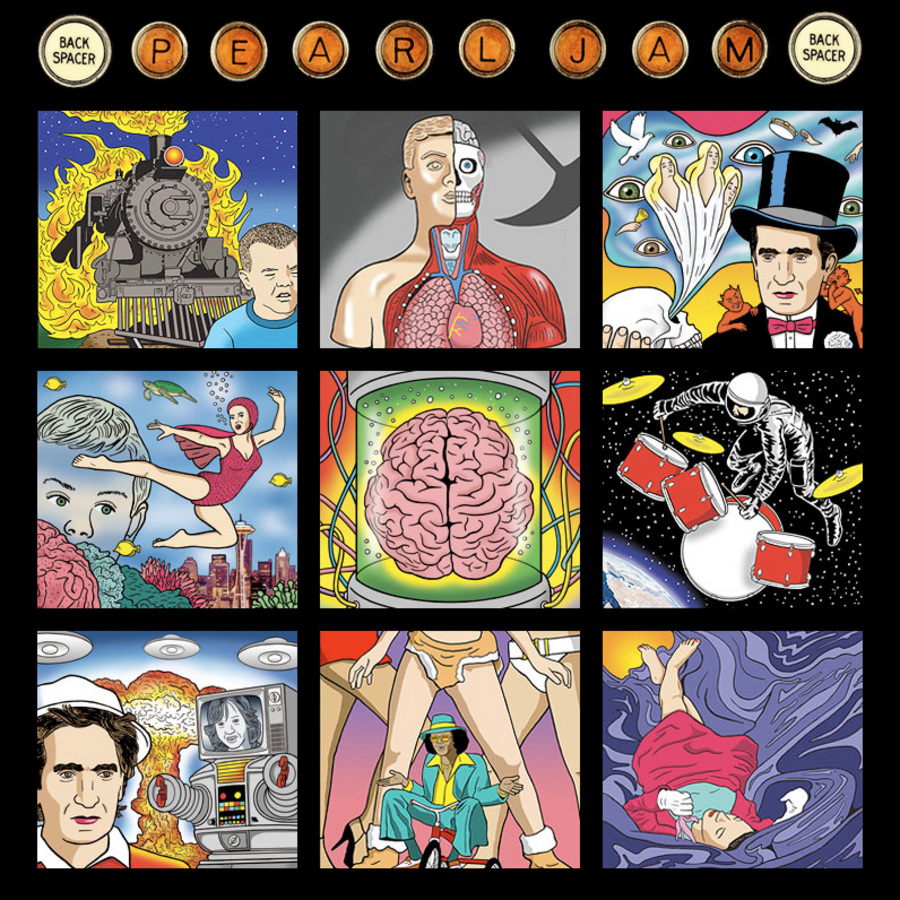 Pearl Jam Backspacer cover artwork