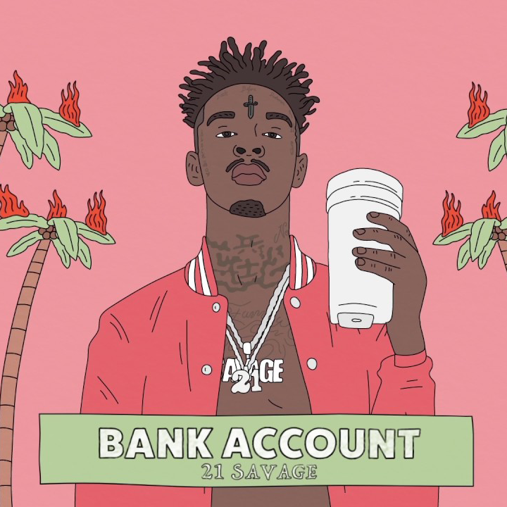 21 Savage — Bank Account cover artwork