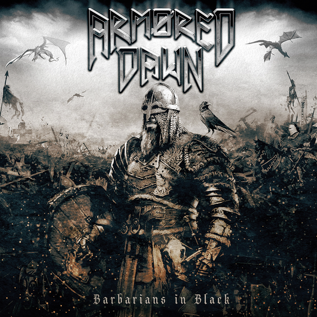 Armored Dawn Barbarians in Black cover artwork