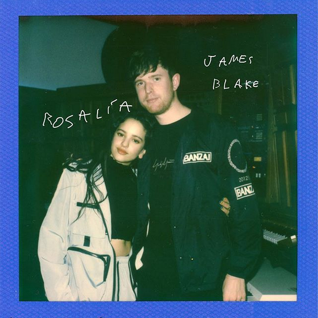 James Blake ft. featuring ROSALÍA Barefoot in the Park cover artwork