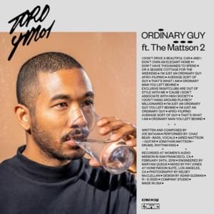 Toro y Moi ft. featuring The Mattson 2 Ordinary Guy cover artwork