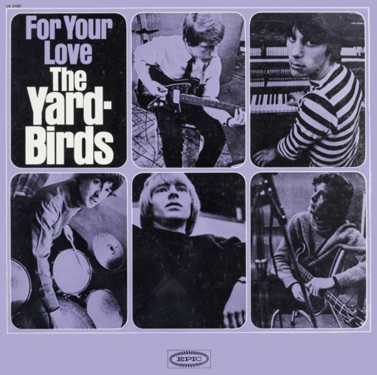 Yardbirds For Your Love cover artwork