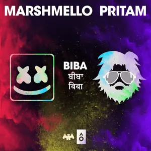 Marshmello & Pritam featuring Shirley Setia & Shah Rukh Khan — BIBA cover artwork