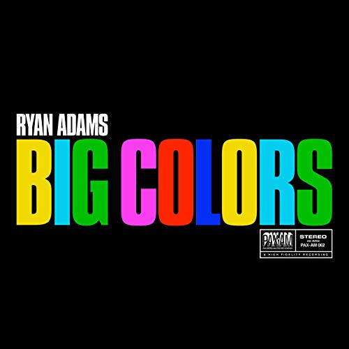 Ryan Adams Big Colors cover artwork