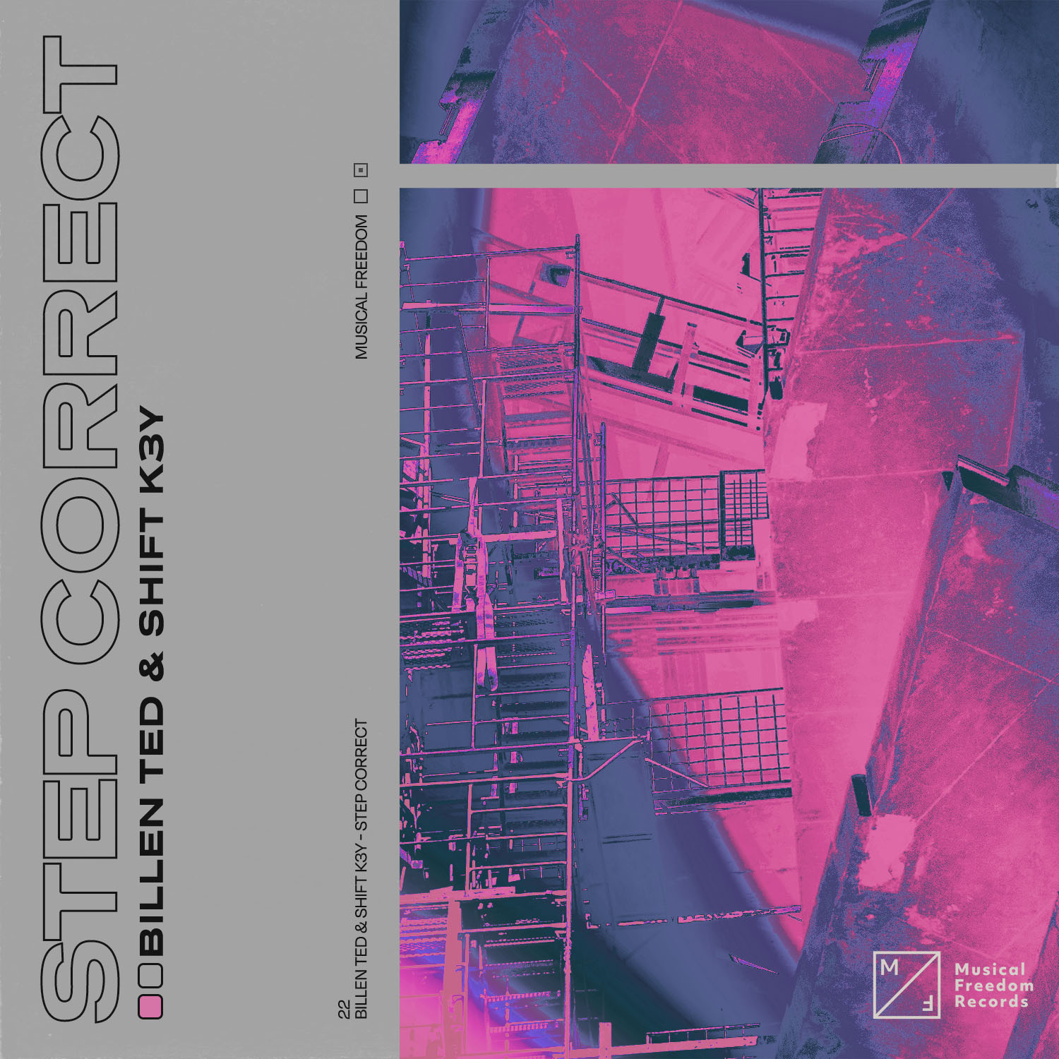 Billen Ted & Shift K3Y Step Correct cover artwork