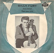 Billy Fury — Jealousy cover artwork