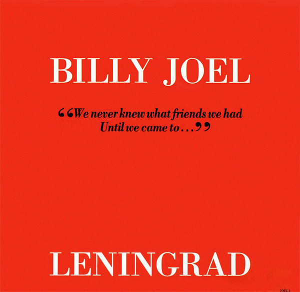 Billy Joel — Leningrad cover artwork