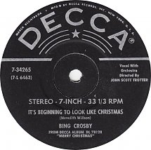 Bing Crosby — It&#039;s Beginning To Look A Lot Like Christmas cover artwork