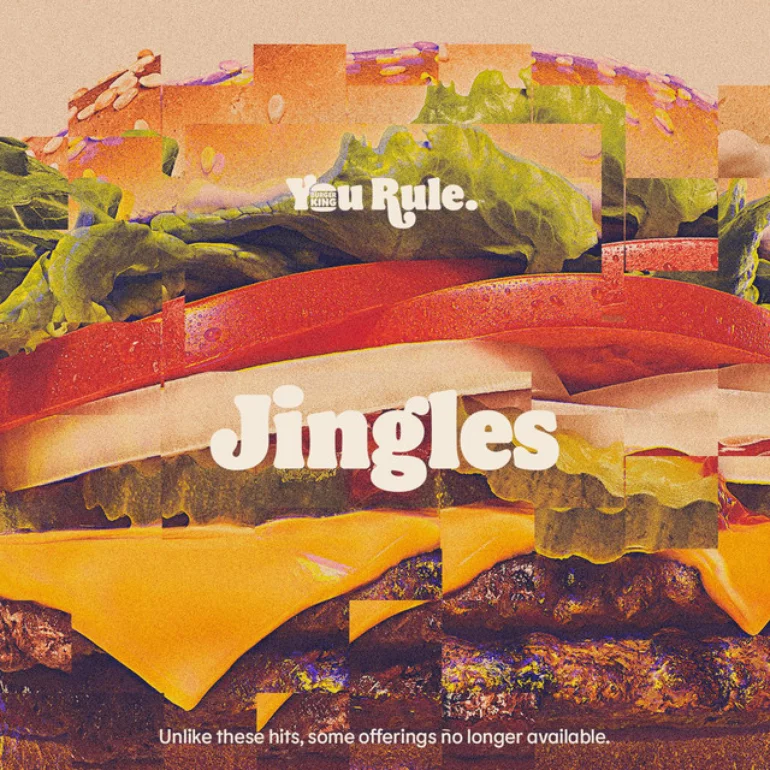 Burger King You Rule. Jingles cover artwork