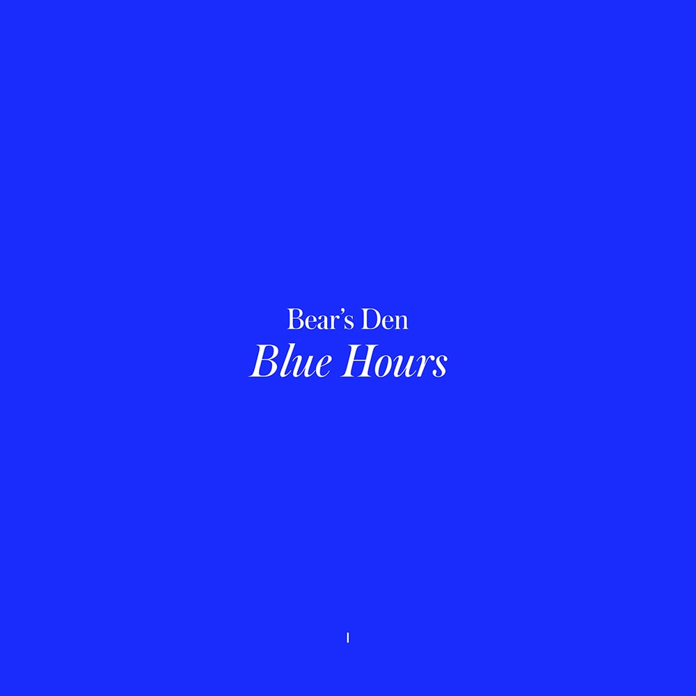 Bear&#039;s Den Blue Hours cover artwork