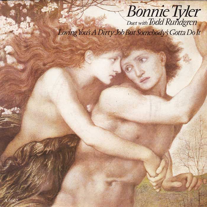 Bonnie Tyler & Todd Rundgren Loving You&#039;s a Dirty Job but Somebody&#039;s Gotta Do It cover artwork