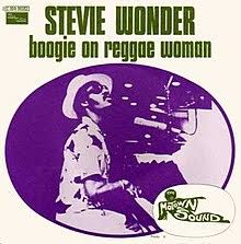 Stevie Wonder — Boogie On Reggae Woman cover artwork