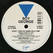 Boy George Don&#039;t Take My Mind on a Trip cover artwork