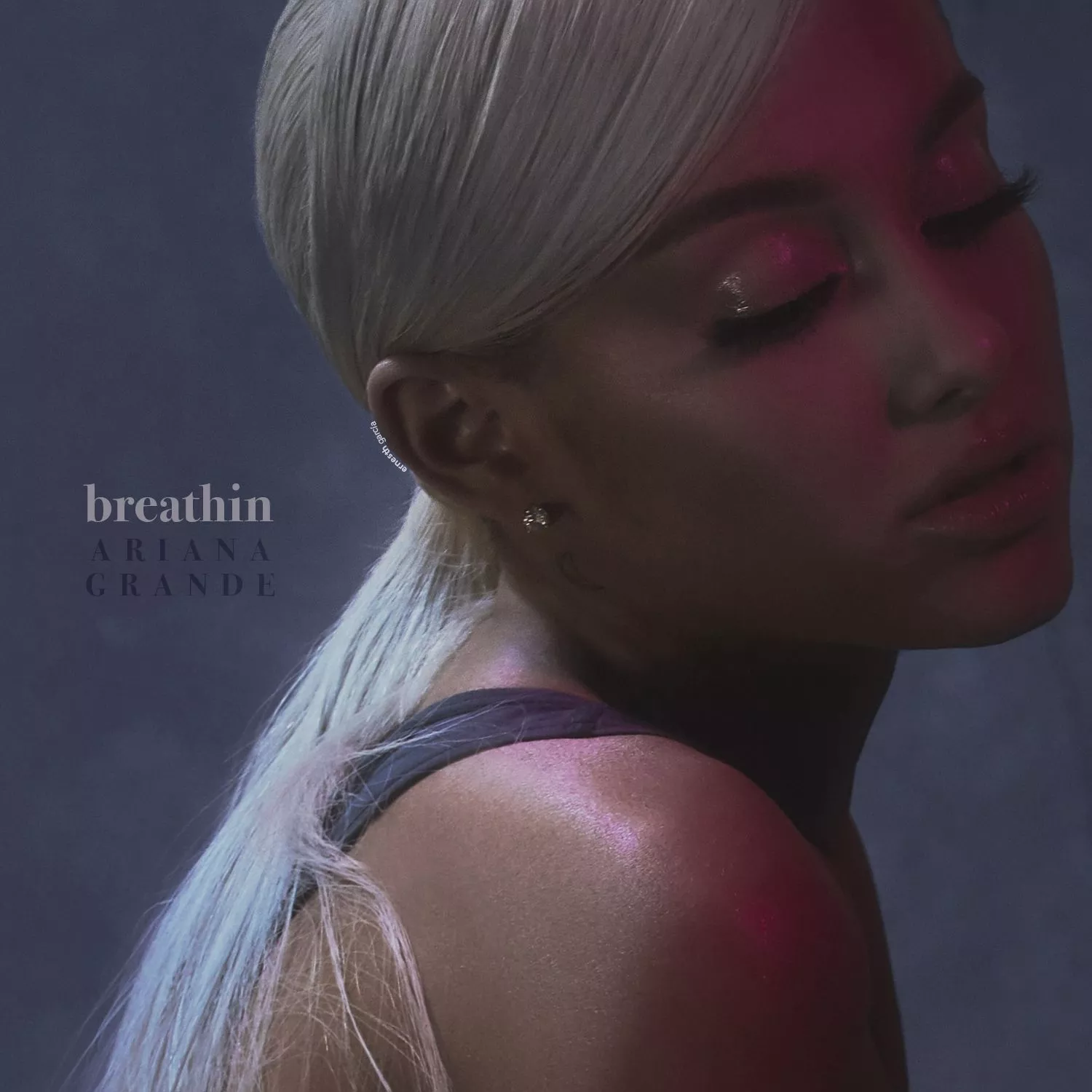 Ariana Grande — 𝔟reathin cover artwork
