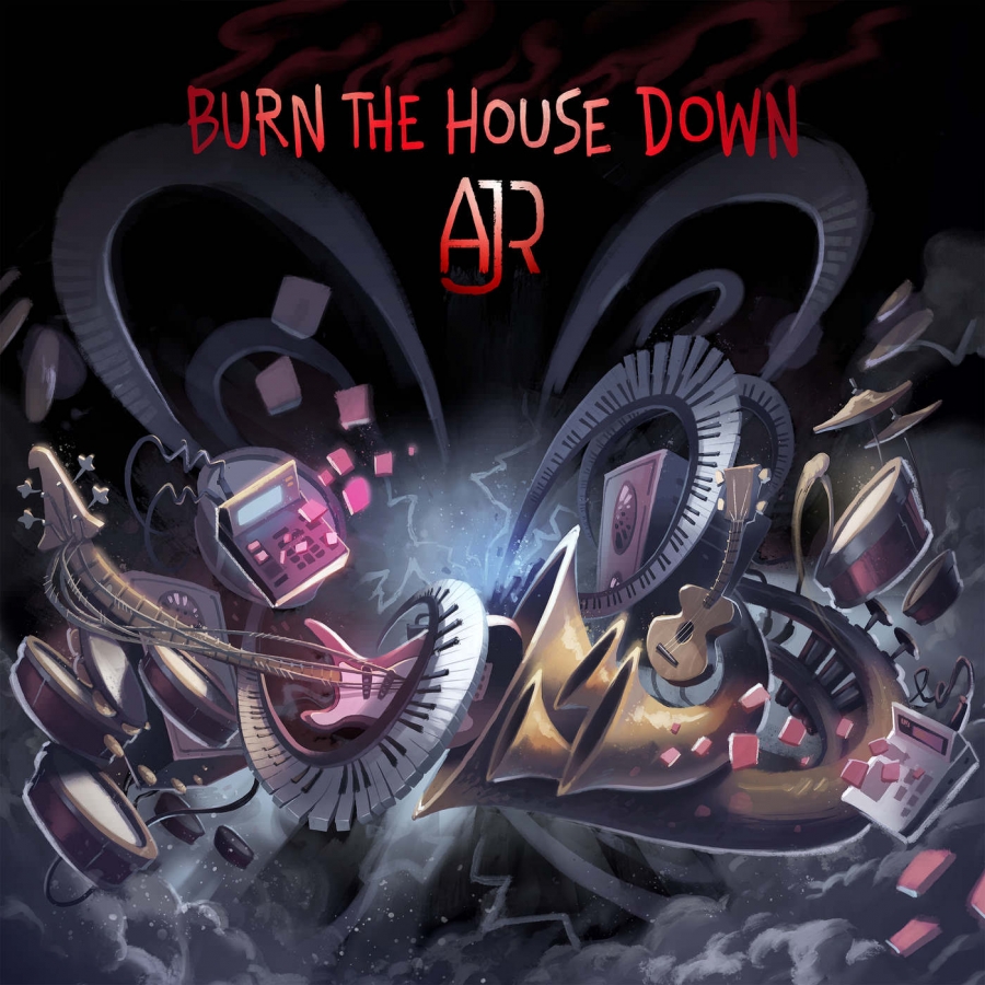 AJR Burn the House Down cover artwork