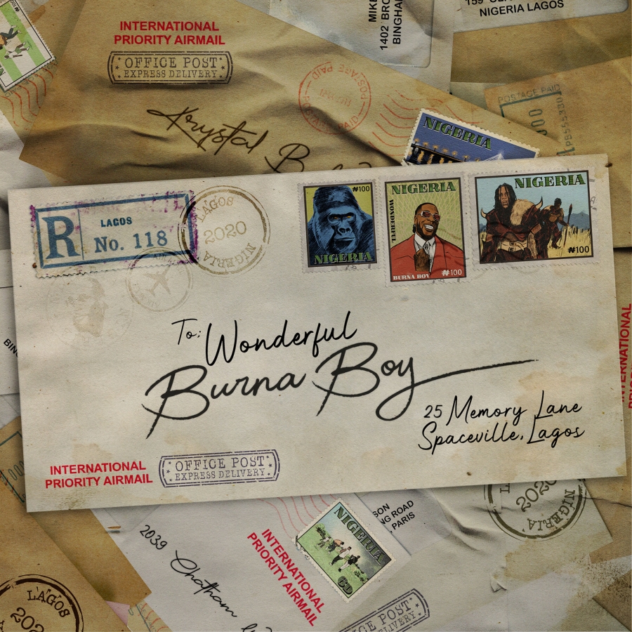 Burna Boy Wonderful cover artwork