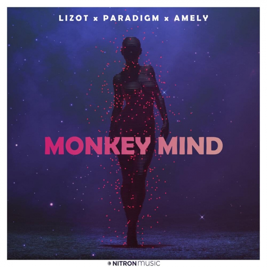 LIZOT, Paradigm, & AMELY — Monkey Mind cover artwork