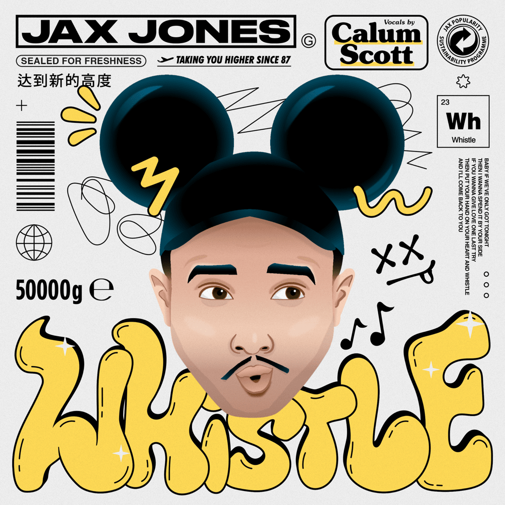 Jax Jones featuring Calum Scott — Whistle cover artwork