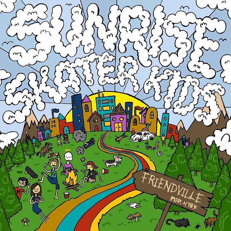 Sunrise Skater Kids Friendville cover artwork