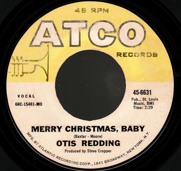 Otis Redding Merry Christmas Baby cover artwork
