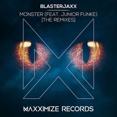 Blasterjaxx featuring Junior Funke — Monster (KEVU Remix) cover artwork
