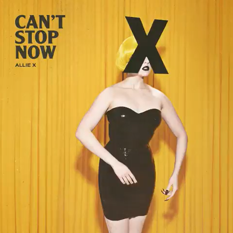Allie X Can&#039;t Stop Now cover artwork