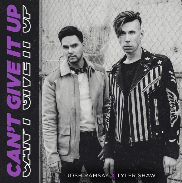 Josh Ramsay featuring Tyler Shaw — Can&#039;t Give It Up cover artwork