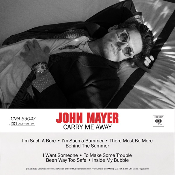 John Mayer Carry Me Away cover artwork