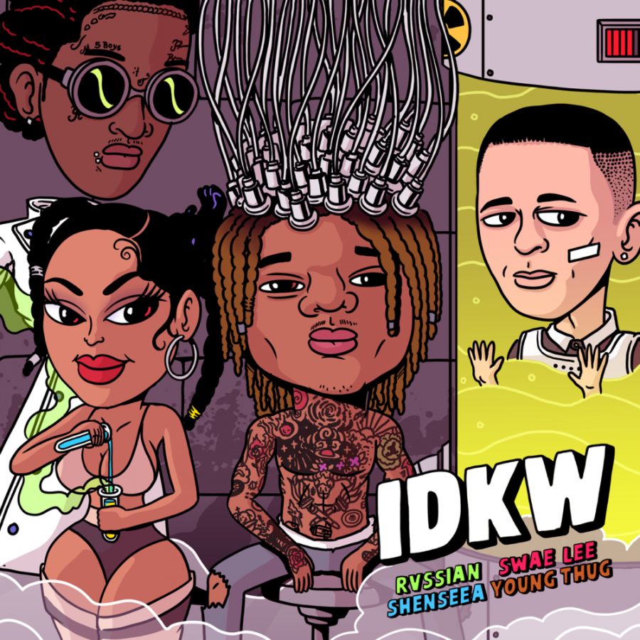 Rvssian, Swae Lee, & Shenseea ft. featuring Young Thug IDKW cover artwork