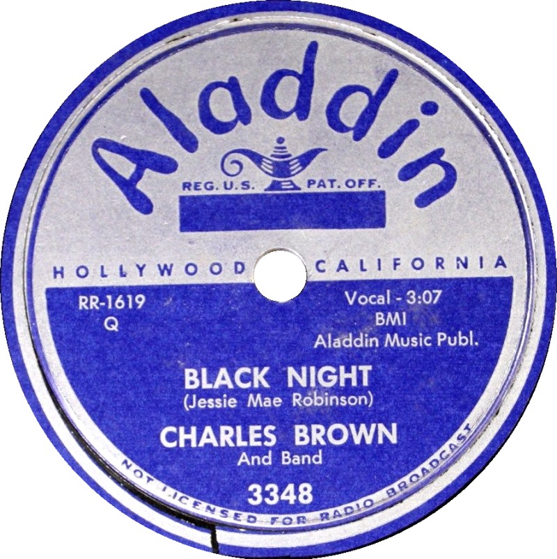 Charles Brown Black Night cover artwork