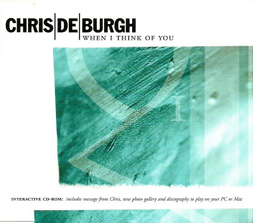 Chris de Burgh — When I Think Of You cover artwork