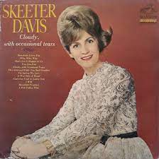 Skeeter Davis Cloudy with Occasional Tears cover artwork
