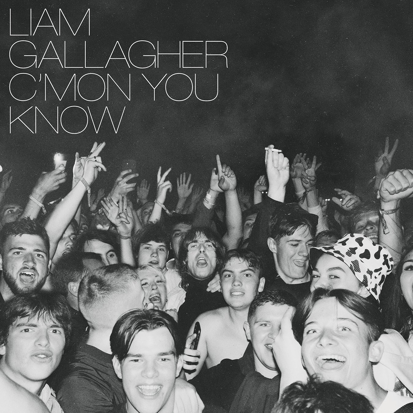 Liam Gallagher C&#039;MON YOU KNOW cover artwork