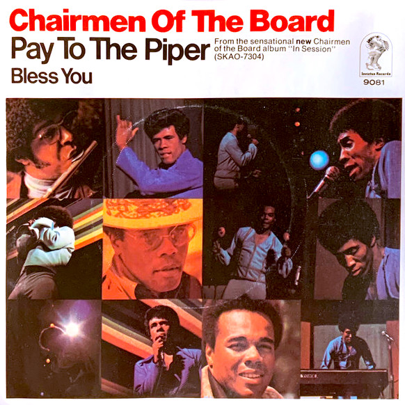 Chairmen of the Board — Pay To The Piper cover artwork