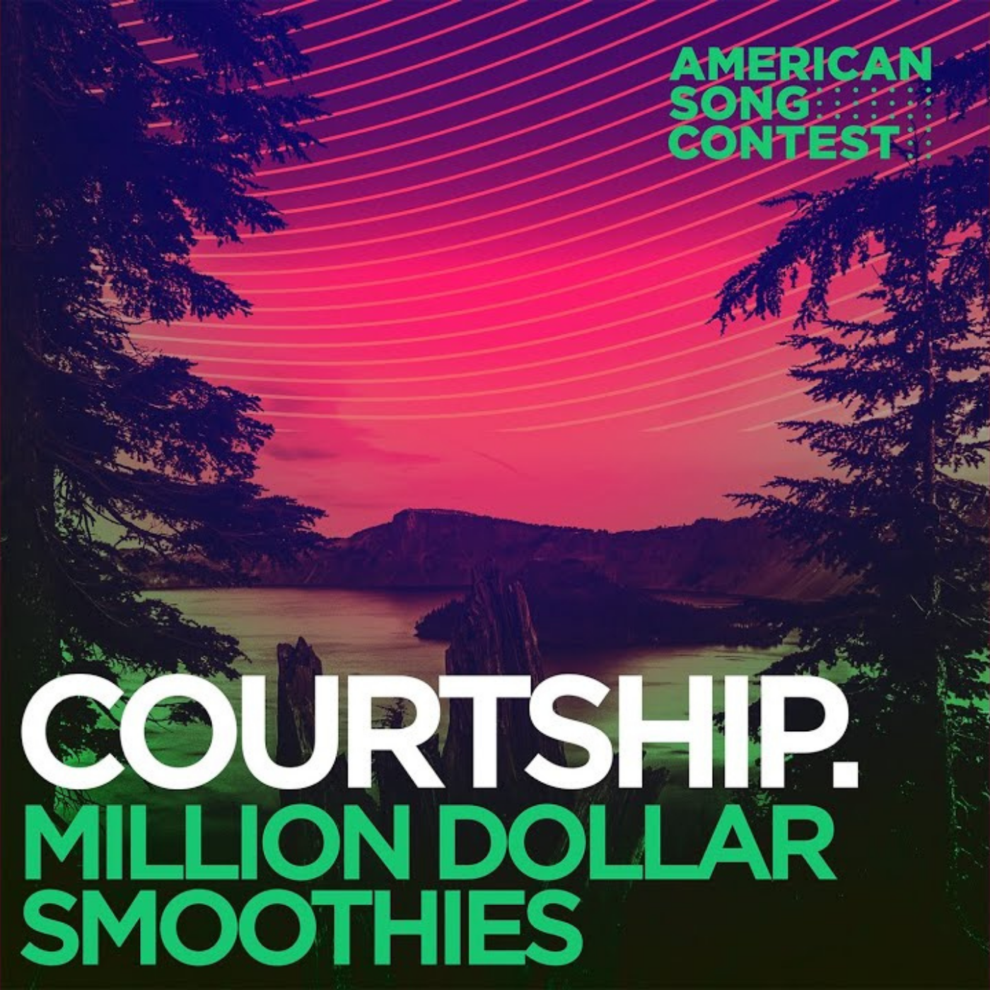 courtship. Million Dollar Smoothies cover artwork