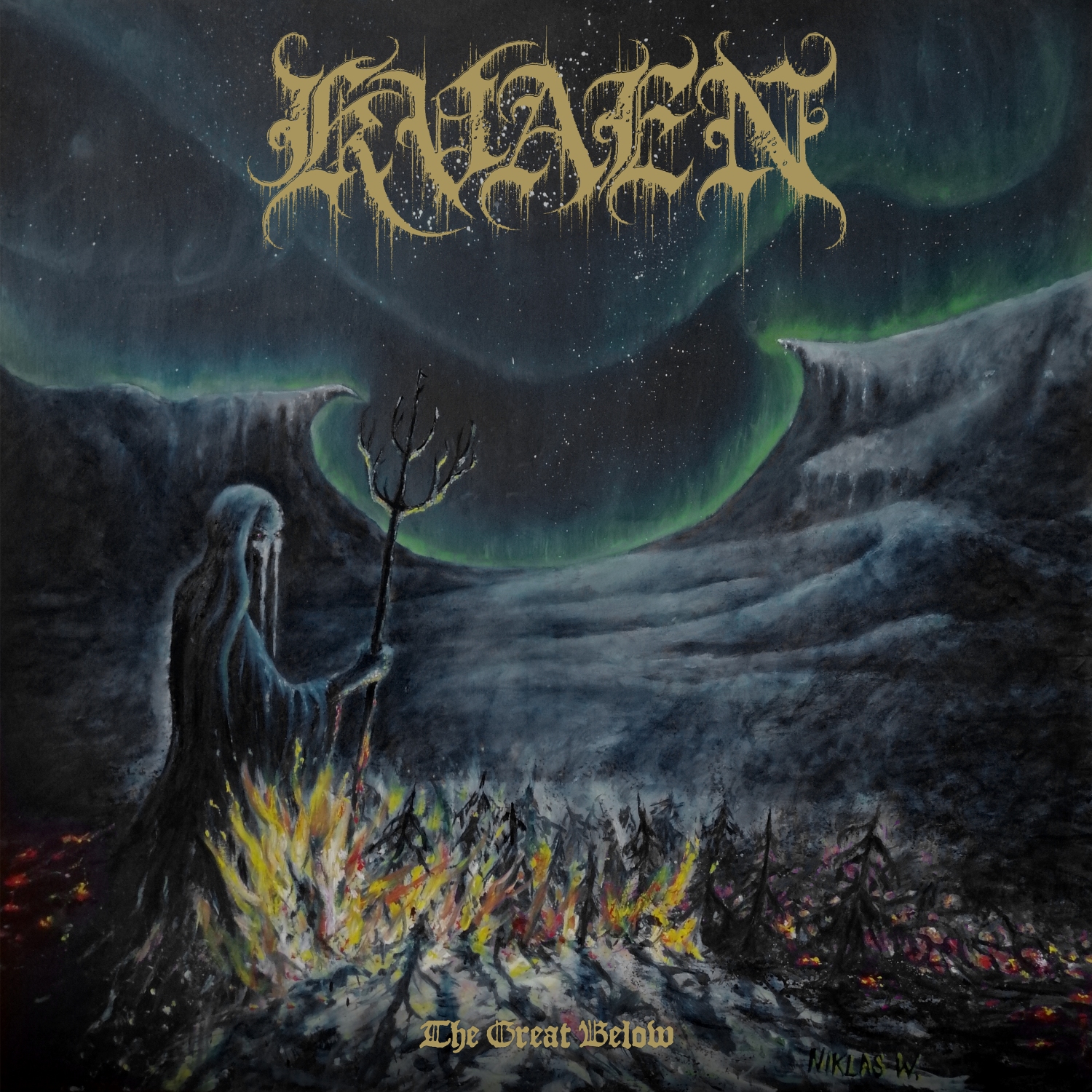 Kvaen — The Great Below cover artwork
