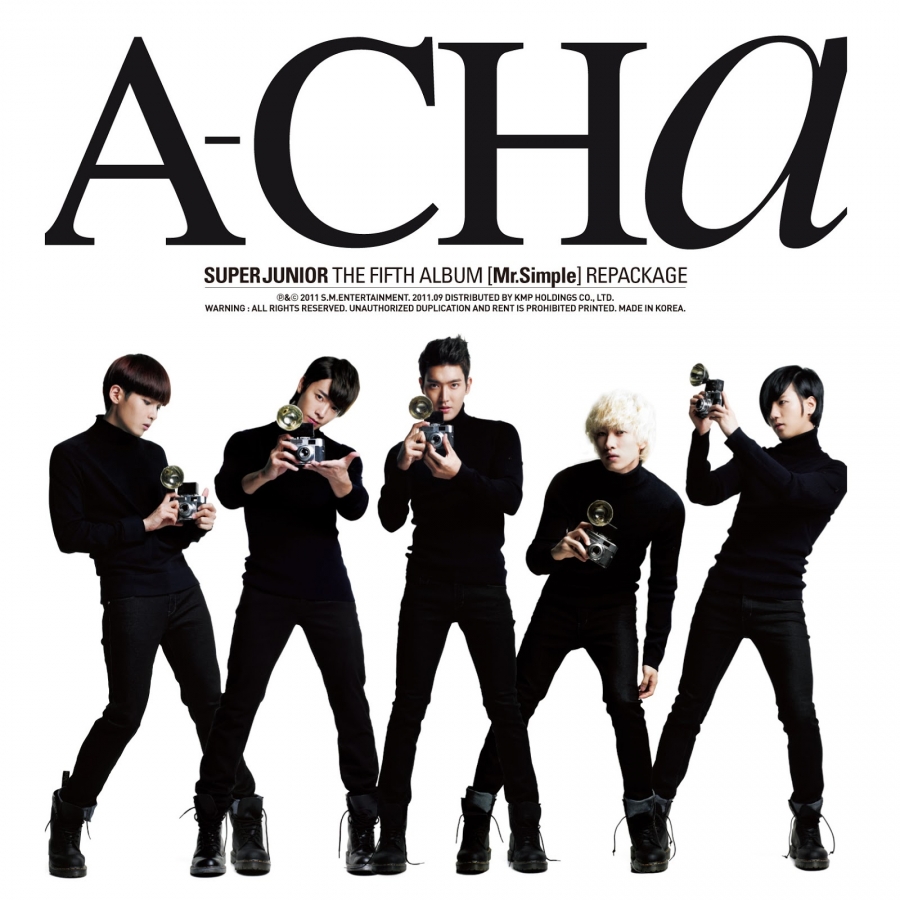 Super Junior — A-CHA cover artwork