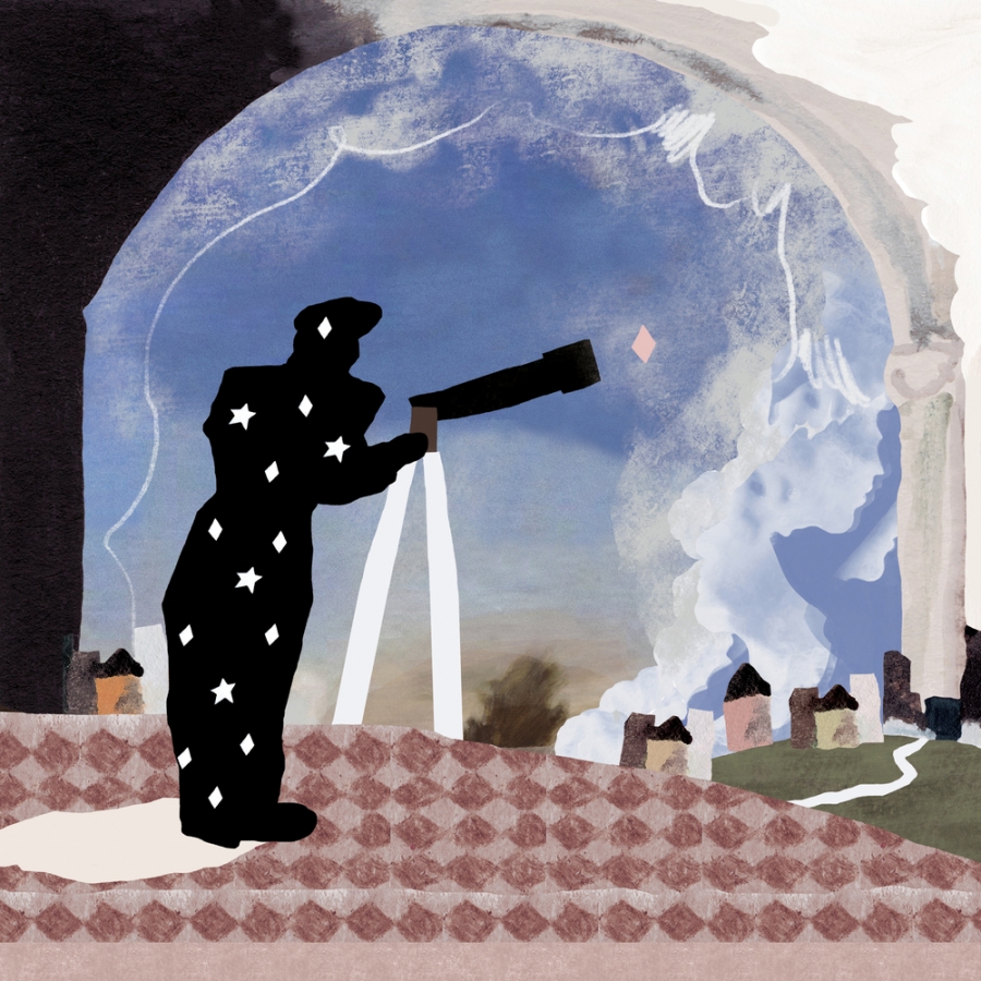 Crucial Star featuring Leellamarz & msftz — Telescope cover artwork