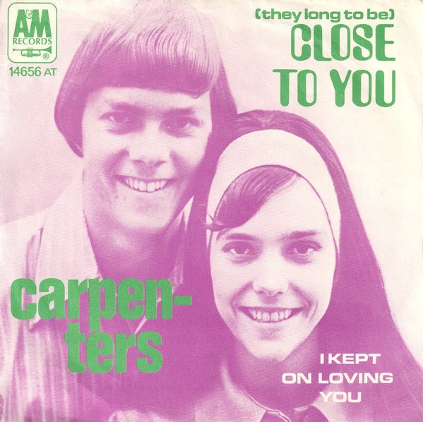 Carpenters (They Long To Be) Close To You cover artwork